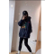 SUNTEK超火宝藏连帽卫衣女2020秋冬流行新款卡通印花中长款外套加绒加厚卫衣