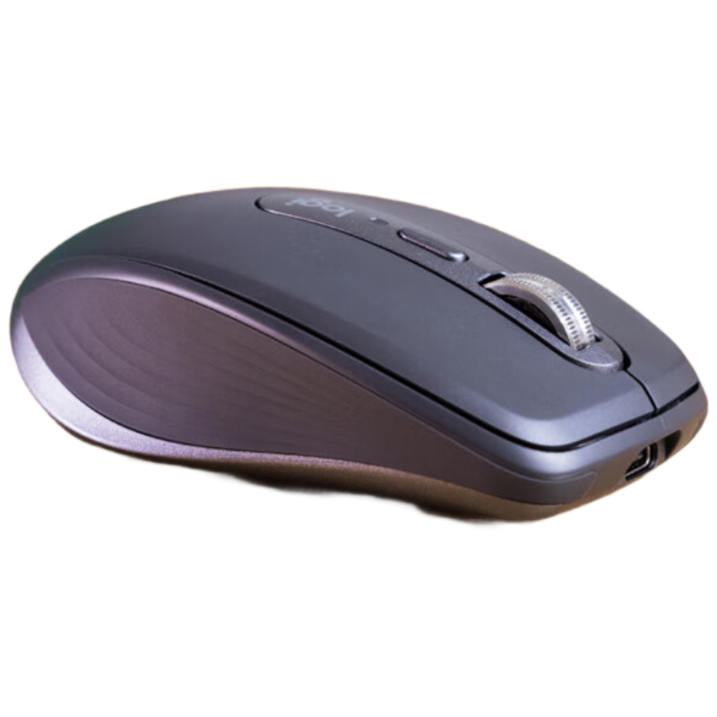 罗技(Logitech)大师系列 MX Anywhere 3S 鼠标 无线蓝牙双模鼠标 商务办公 便携智能鼠标 石墨黑