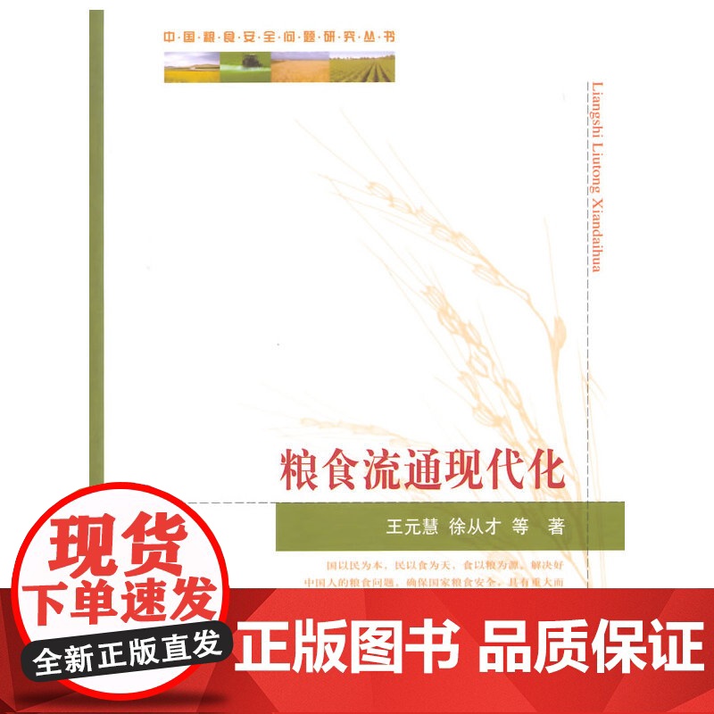 粮食流通现代化(中国粮食安全问题研究丛书) 王元慧 中国农业出版社 正版书籍
