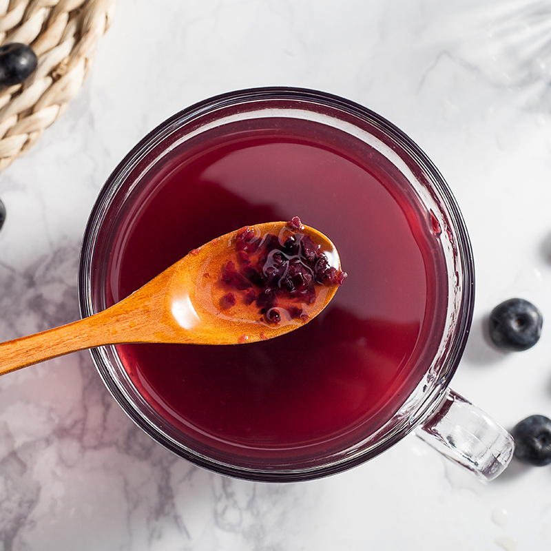 众德蜂蜜蓝莓茶500g冬季泡水喝的饮品冲饮冲泡花果茶水果茶