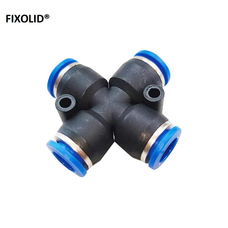 FIXOLID 气管快速接头十字四通接头 PZA-4 个高清大图