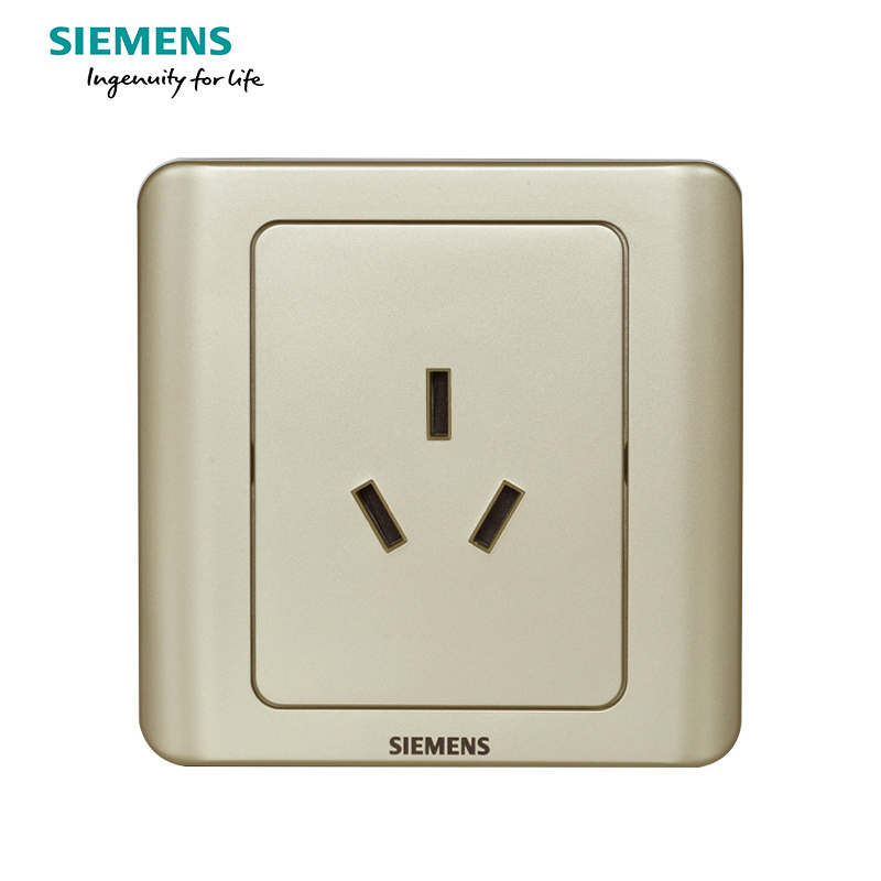 西门子（SIEMENS）开关插座 远景金棕系列16A三孔空调电源插座5UB02001CC133