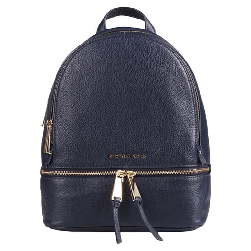 【直营】Michael Kors 迈克·科尔斯 海军蓝牛皮女士背包双肩包 30S5GEZB1L-ADMIRAL