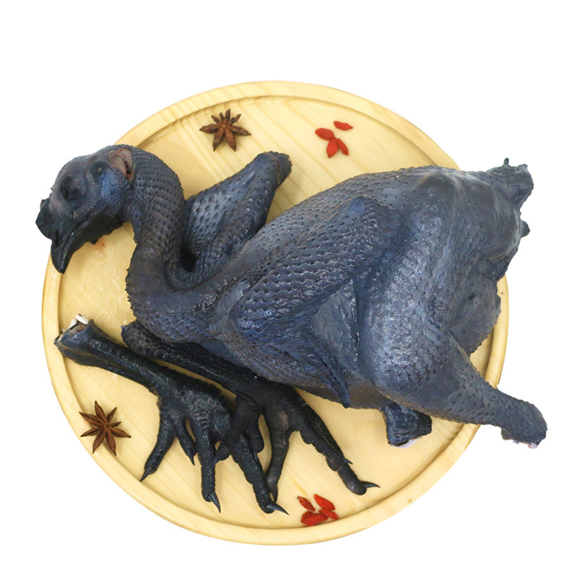 农谣 乌骨鸡 新鲜农家散养乌骨鸡肉 土鸡肉 整只装 杀前净重约1400g