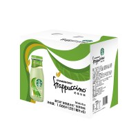 星巴克(starbucks/星巴克抹茶味星冰乐奶茶饮料281ml*6瓶装