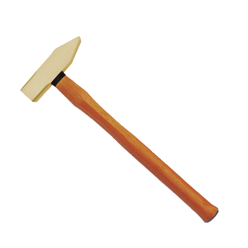 WEDO维度工具 防爆工具 铝青铜铍青铜 防爆德式木柄机械锤 除锈锤 无火花 铝青铜500g