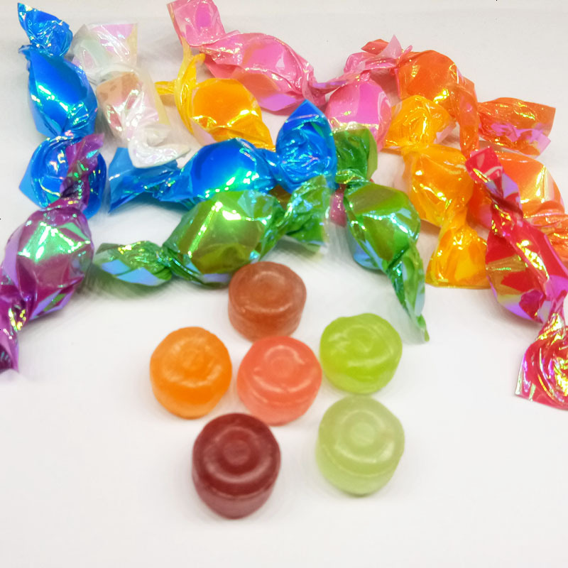 炫彩款5斤[透明糖纸]视频介绍_千纸鹤多彩糖原装彩水晶糖综合水果味