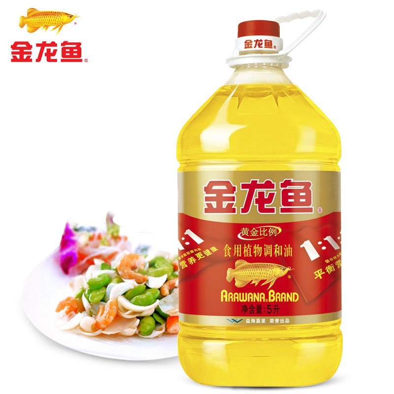 金龙鱼 食用调和油5L/桶