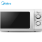 美的(Midea) M1-L213B 快捷微波炉 360°转盘加热旋钮操控 精准控温 五档火力 21升
