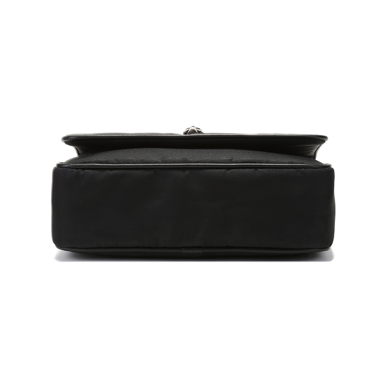 亚历山大麦昆alexandermcqueen女士织物skull单肩斜挎包链条包小号