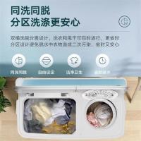 小天鹅 TP100-S999 10公斤KG大型双缸洗衣机双桶半自动洗衣机 大容量洗衣机 TP100-S988 升级版