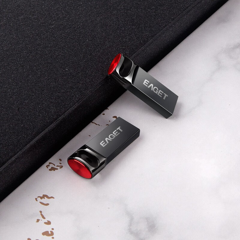 忆捷(EAGET) U81 U盘 高速读写 金属精品 防尘防水迷你车载优盘 64G[USB3.2接口]高清大图