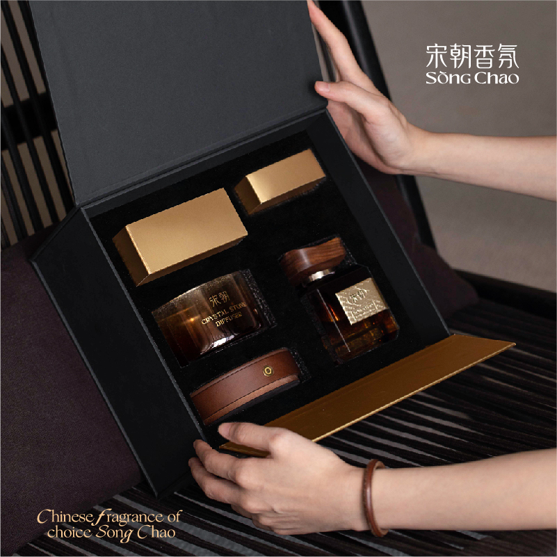 宋朝雅奢扩香石香氛 礼盒定制(喜来登/希尔顿/威斯汀/茶与桂四种香味可选)高清大图
