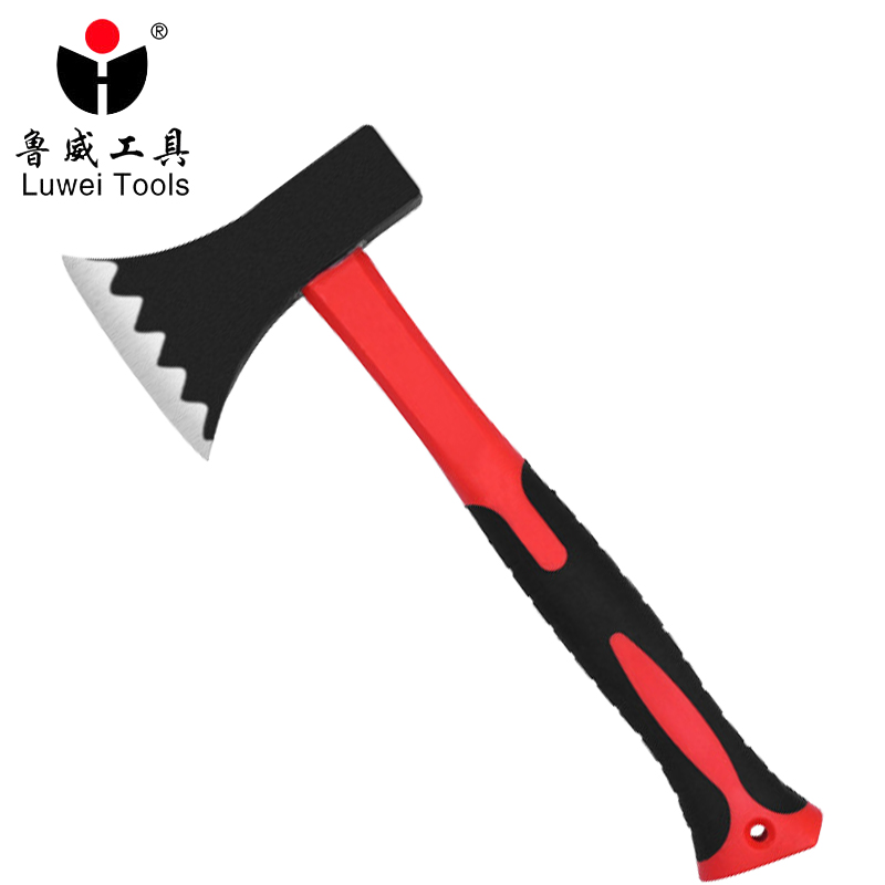 鲁威 斧子 件 包塑柄斧头(红黑柄)