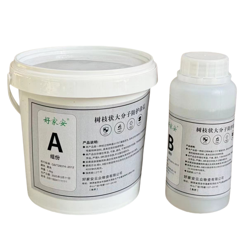 好家安 树枝状大分子防护涂层(含施工) 白色/1.5kg 单位:组高清大图