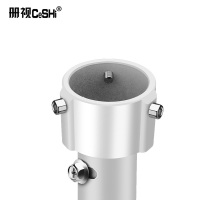 监控45管球机U型加厚伸缩云台高速球摄像机立装支架60-120cm个
