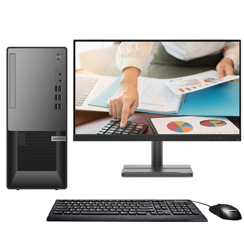 联想(Lenovo)扬天T4900KS(I5-10400 8G 1T 集成无驱+21.5)