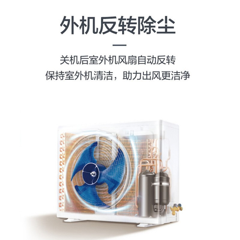 美的 KFR-51QW/BP2DN8Y-D(3)一价全包(包7米铜管) 新能效2匹 变频 3级 吸顶式空调高清大图