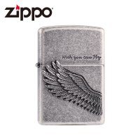 原装正品ZIPPO打火机 芝宝韩版古银 飞得更高