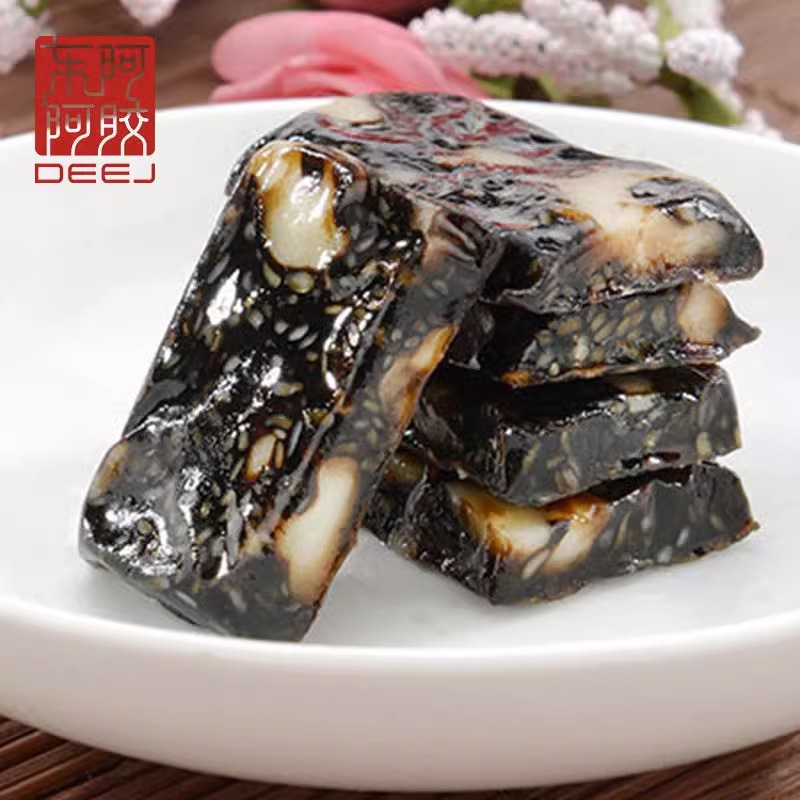[任嘉伦推荐款]东阿阿胶 桃花姬阿胶糕80g(40g*2袋) 即食阿胶非阿胶块固元膏休闲零食高清大图