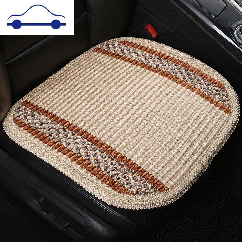 汽车坐垫夏季冰丝三件套无靠背通风夏天透气屁屁垫单片车凉垫座垫