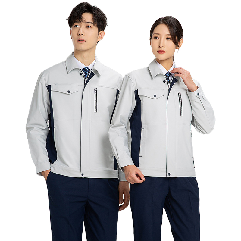 天鸣 春秋工作服6505# 可定制 160-195 套高清大图