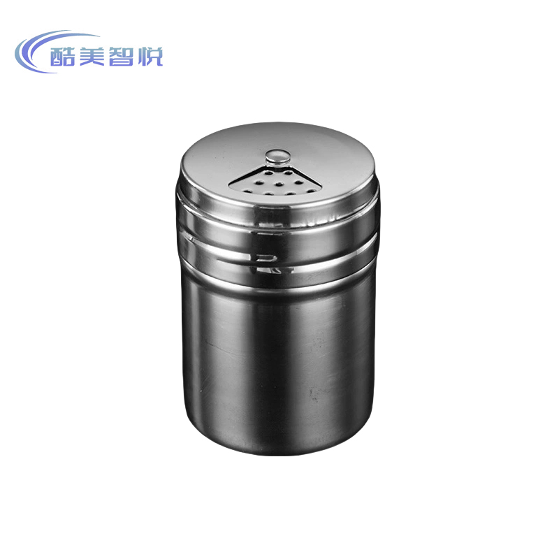 酷美智悦 201不锈钢厨房调料罐转盖款5.*7.5cm KM-JZ492 个高清大图