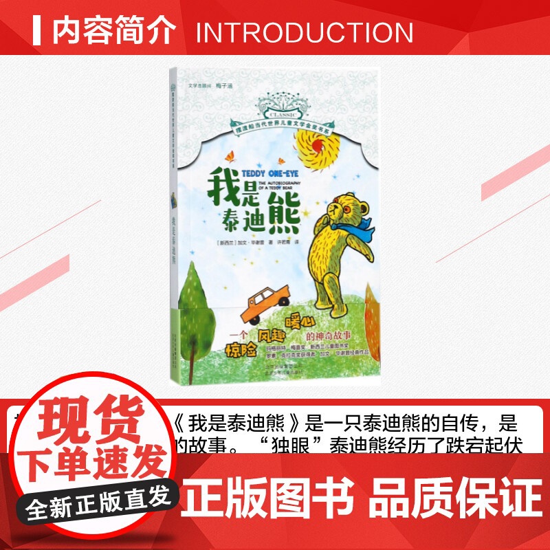 我是泰迪熊 摆渡船当代世界儿童文学金奖书系 小学生二年级三年级课外书阅读书籍纽伯瑞获奖国外经典寒暑假书目新华正版高清大图