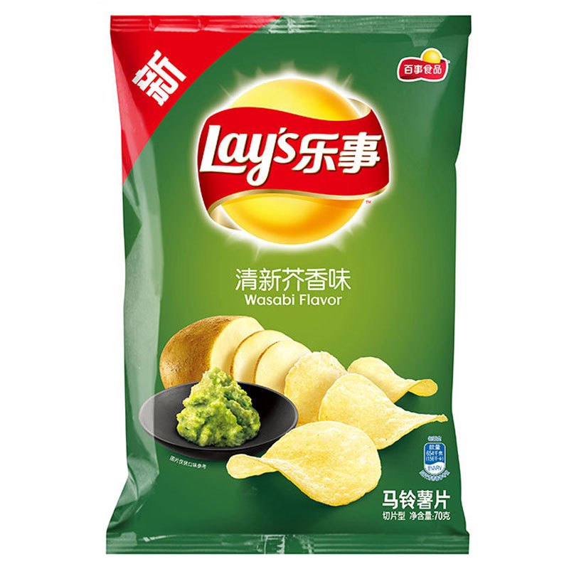 乐事 Lay S 薯片乐事薯片清新芥香味70克 膨化食品 价格图片品牌报价 苏宁易购苏宁自营