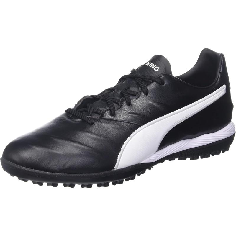 彪马(Puma)男足训练鞋专业控制触感现代球员专属黑皮革足球鞋