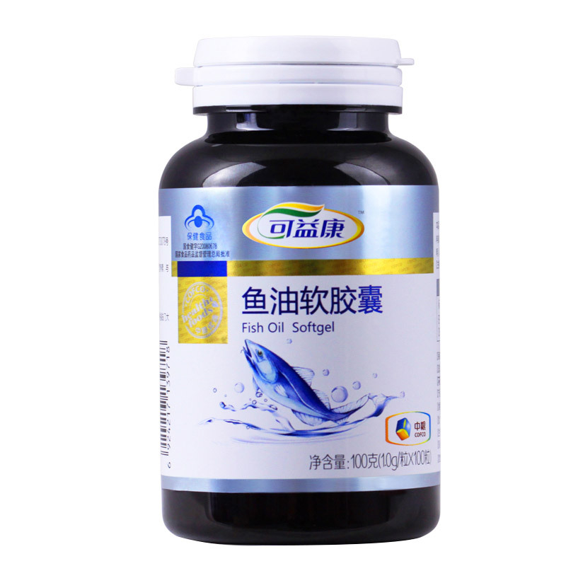 中粮可益康鱼油软胶囊100粒*1瓶