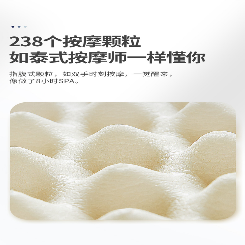 佳奥(JAGO) 大颗粒按摩款乳胶枕 -小象款 J13B26AW2-DK白色
