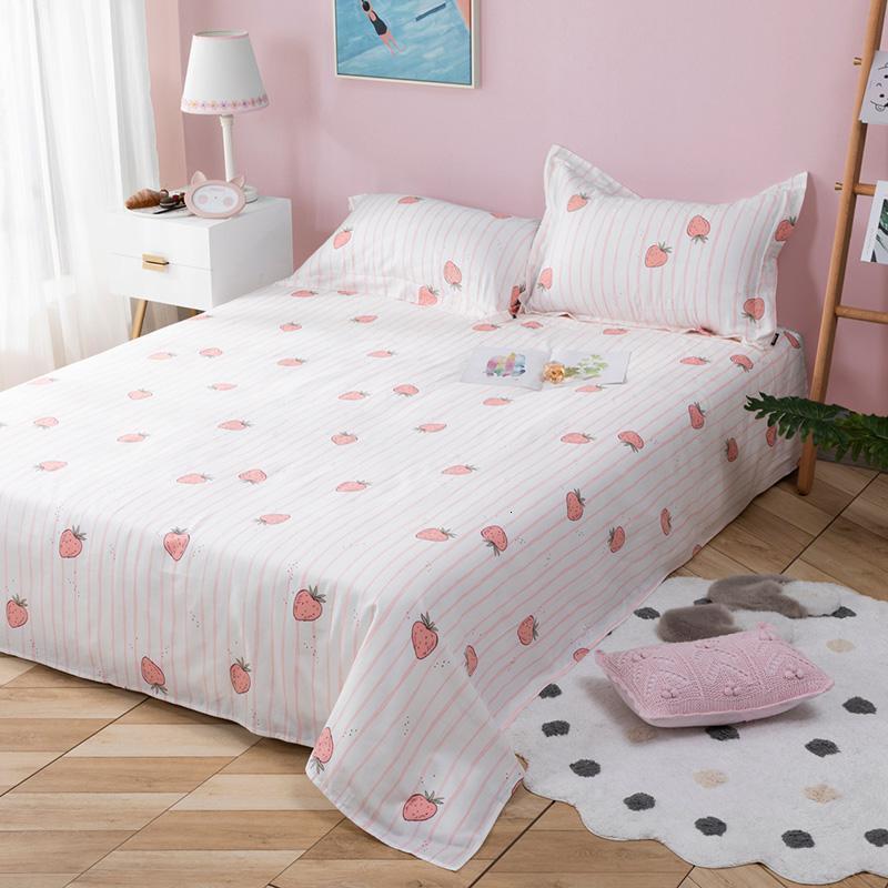 家柏饰(CORATED)家纺床单全棉单/双人学生宿舍全棉1.5m/1.2m萌萌恋曲 萌萌恋曲 0.9米床230cm*120cm