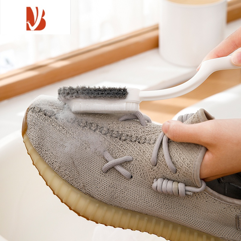 三维工匠软毛鞋刷子家用小白鞋洗鞋刷鞋子器多不伤鞋硬毛洗衣服板刷