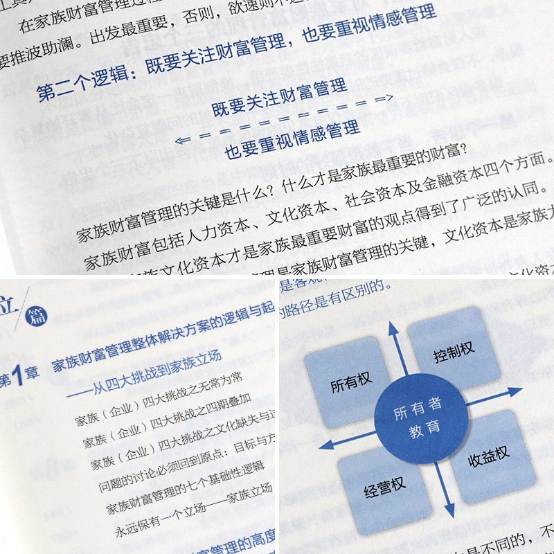 [正版] 逻辑重述 家族财富管理整体解决方案 家族财富金融投资财富管理方法 个人理财规划 财富管理传承企业管理书籍