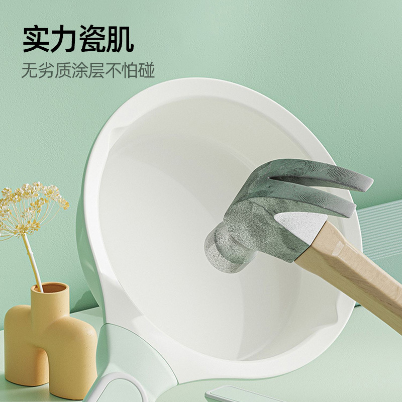 荣事达(Royalstar)陶瓷小奶锅宝宝婴儿辅食锅抗菌煎煮一体儿童专用家用米糊燃气灶不粘RA13220301