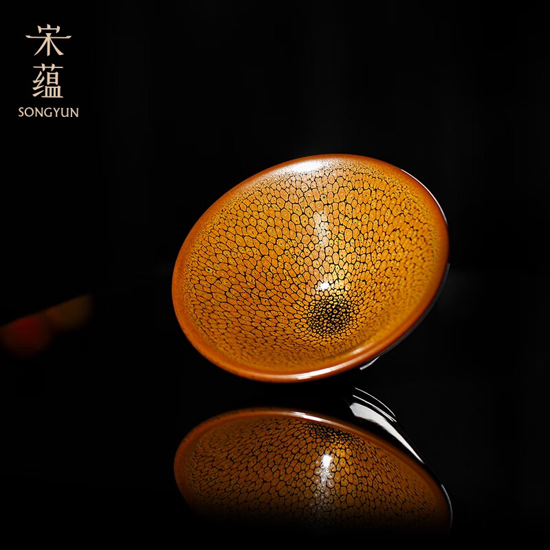 宋蕴 宋盏四杯竹盒款 SY052501高清大图