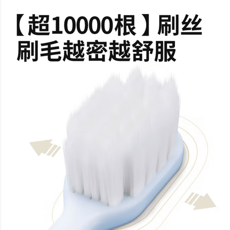 纳美 极简生活高密高端万毛敏感口腔适用牙刷6019一支 192支/箱 (随机颜色)高清大图