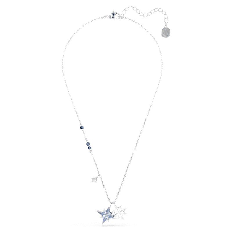 Swarovski闪耀星河蓝锆石项链女款可调节长度星辰吊坠礼物高清大图