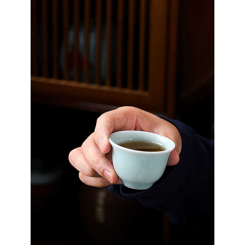 苏宁放心购青瓷功夫茶具陶瓷喝茶茶壶中式小套装家用简约泡茶器盖碗茶杯整套