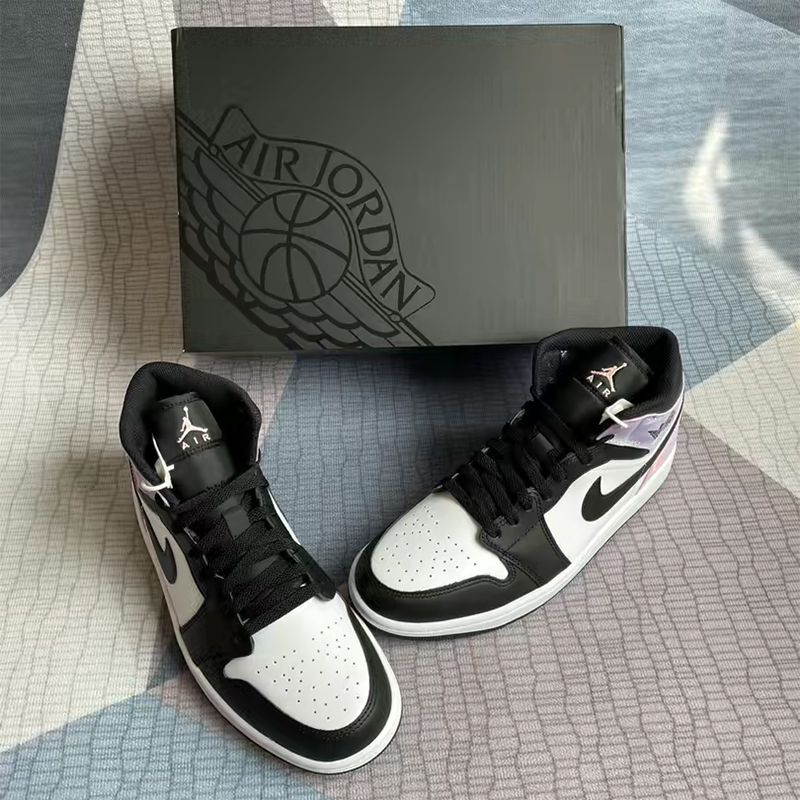 [aj1]nike/耐克air jordan 1 mid aj1 扎染 禅师中帮复古篮球鞋dm1200
