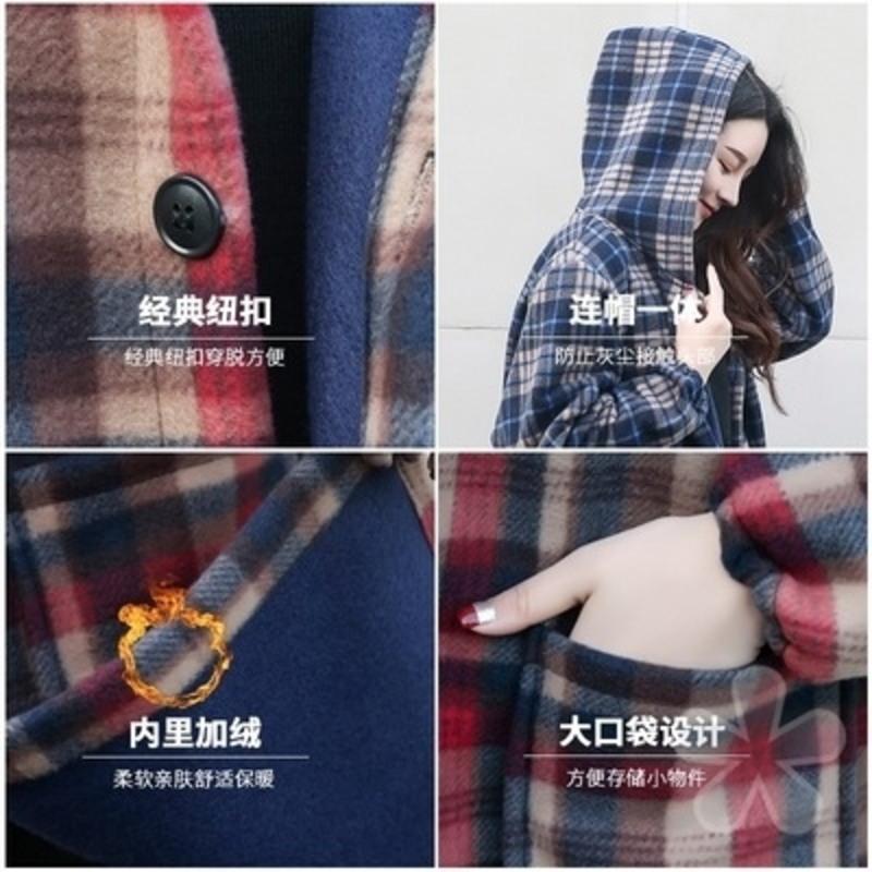 冬季男绒加长袖护家用保暖绒面女士衣大人罩衣围裙大褂厨房工作服