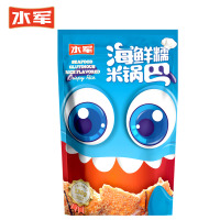水军 海鲜糯米锅巴138gx4袋手工平底锅巴粗粮代餐休闲零食网红小吃