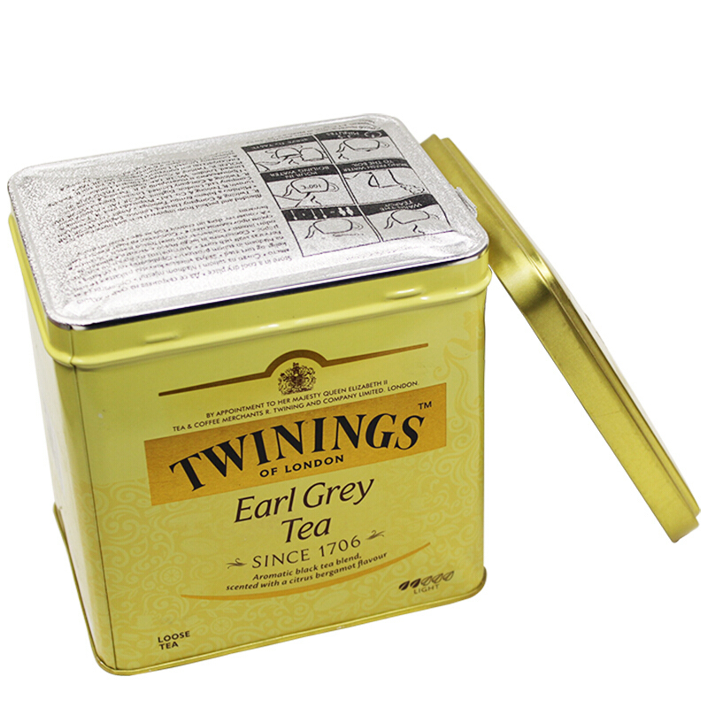 英国川宁(TWININGS) 豪门伯爵红茶听装500g 波兰进口茶叶散茶