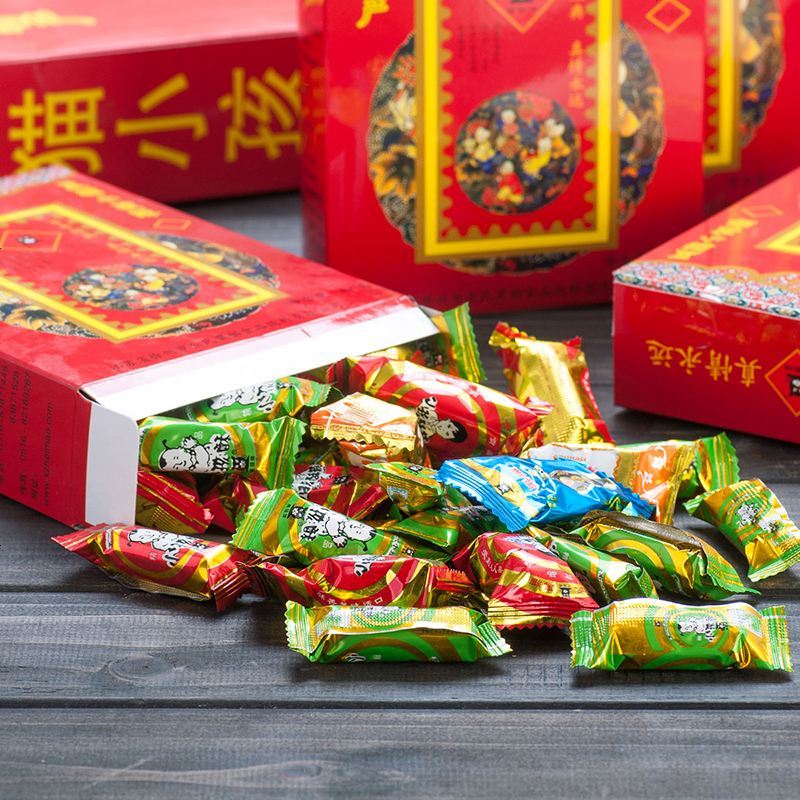 金氏黒貓 小孩酥糖花生糖喜糖年货过年礼盒1600克/盒 糕点零食高清大图