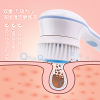 匹奇(Pritech)电动按摩搓澡器洗澡搓澡神器懒人沐浴后背按摩搓背仪刷IPX7级防水充电式全自动 蓝色XZ2