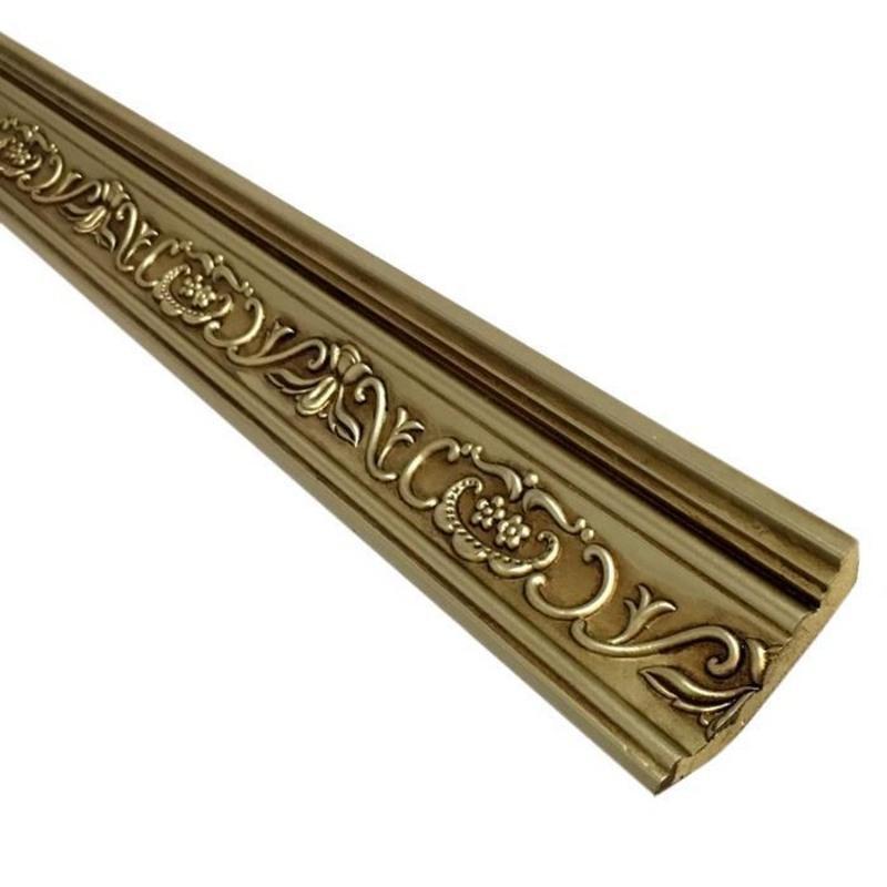 阴角线顶角线欧式天花吊顶装饰材料pu线条雕花墙角仿石膏线顶角线8cm