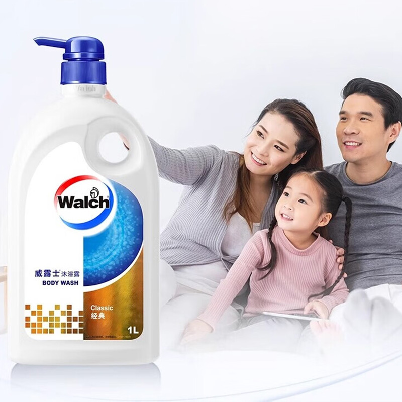 威露士沐浴露五度清凉滋润补水保湿清洁植萃养护(经典)1L高清大图
