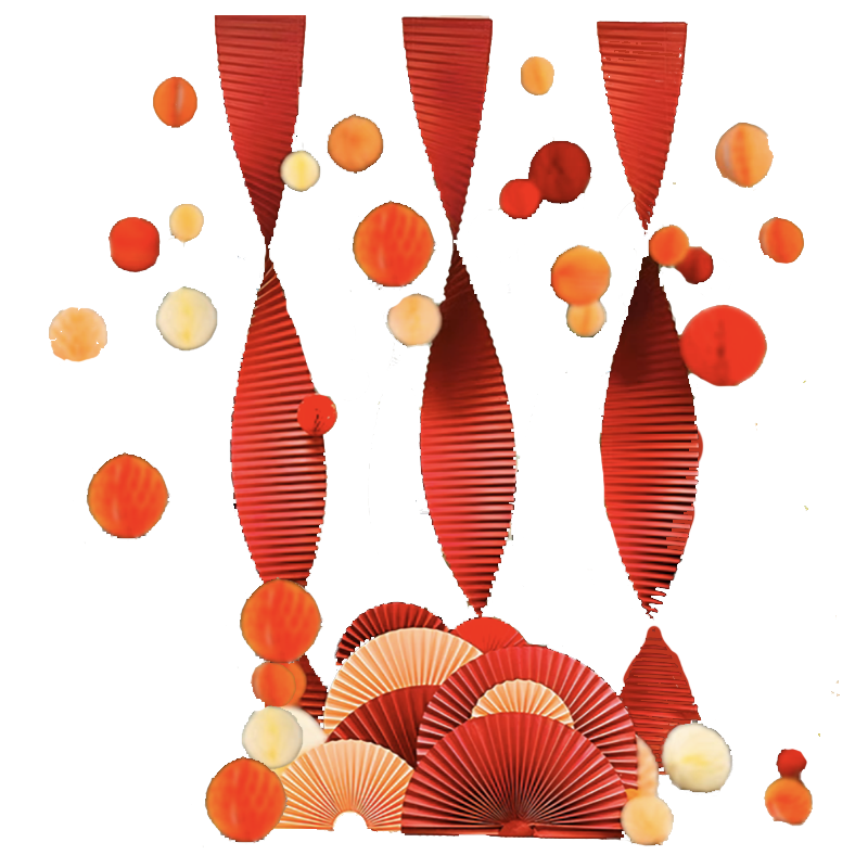 锦瑞星新年装饰摆件折纸道具C15-1/件