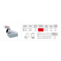 纳基德 NOGIDER三相四眼插座 AC380V 63A 荣盛RS-0342/1342